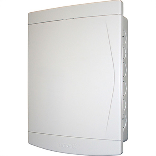 Quadro Tigre C/Barr.Neut+T 06/08D Din Branco Quadro Tigre C/Barr.Neut+T 06/08D Din Branco