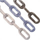 Corrente Plastif.4Mm X 40Cm Prat/Azul/Pret Corrente Plastif.4Mm X 40Cm Prat/Azul/Pret