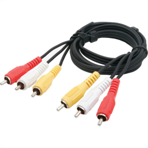 Cabo Rca 3X3 1.50Mt Som/Video 010 Cabo Rca 3X3 1.50Mt Som/Video 010