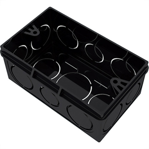 Caixinha Luz Prt Pvc Tigre 4X2 - Kit C/24 Unidades Caixinha Luz Prt Pvc Tigre 4X2 - Kit C/24 Unidades