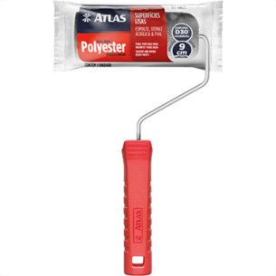 Rolo Atlas Espelho Placa.Poliester Cinza 09Cm 406