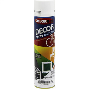 Spray Colorgin Decor Branco 360Ml 8641 . / Kit C/ 6 LA