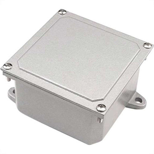 Caixa Passagem Aluminio Nat.40X40X20 Stamp.