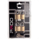 Cadeado Pado Seguranca Igual C/4 Pc 25Mm Cadeado Pado Seguranca Igual C/4 Pc 25Mm