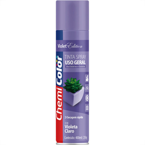 Spray Chemicolor Geral Violeta Claro 400 Spray Chemicolor Geral Violeta Claro 400