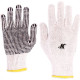 Luva Tricotada Pigmentada Branco Kalipso - Kit C/12 Unidades Luva Tricotada Pigmentada Branco Kalipso - Kit C/12 Unidades