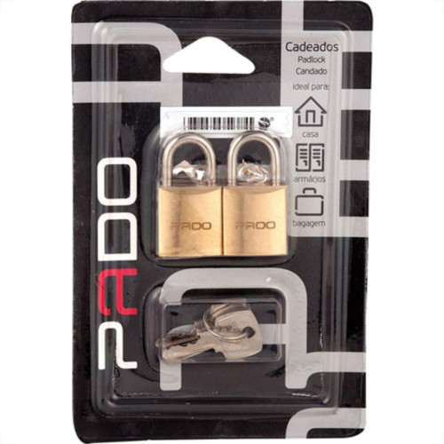 Cadeado Pado Seguranca Igual C/2 Pc 40Mm Cadeado Pado Seguranca Igual C/2 Pc 40Mm