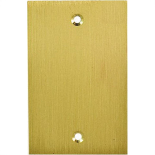 Espelho Placa P/Piso Metal 4X2 Cego Stamplac Espelho Placa P/Piso Metal 4X2 Cego Stamplac