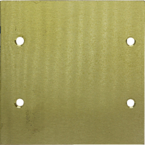 Espelho Placa P/Piso Metal 4X4 Cego Stamplac Espelho Placa P/Piso Metal 4X4 Cego Stamplac