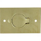 Espelho Placa P/Piso Metal 4X2 1 Tomada Red Stamplac Espelho Placa P/Piso Metal 4X2 1 Tomada Red Stamplac