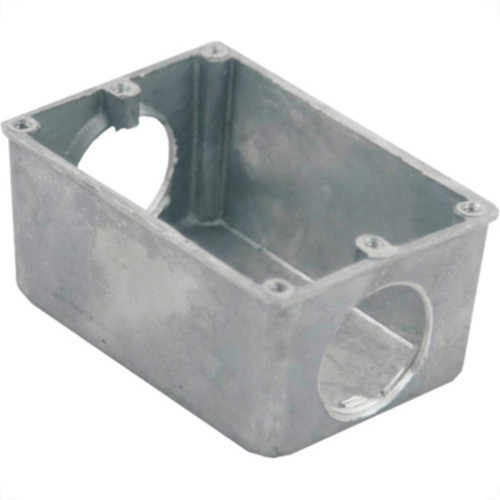 Caixa Piso 4X2 Aluminio Baixa 3/4 2Saidas
