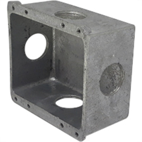 Caixa Piso 4X4 Aluminio Baixa 3/4 4Saidas