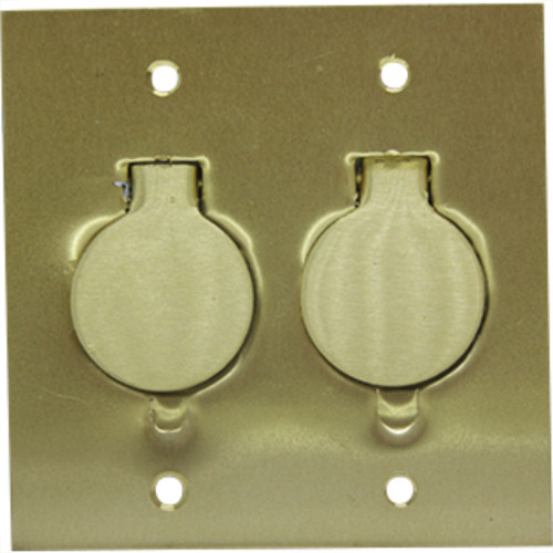Espelho Placa P/Piso Metal 4X4 2Tom Red Pres Stamp Espelho Placa P/Piso Metal 4X4 2Tom Red Pres Stamp