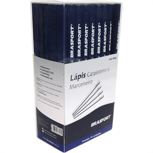 Lapis Carpinteiro Brasfort 1/2Gz 72 Lapis Carpinteiro Brasfort 1/2Gz 72