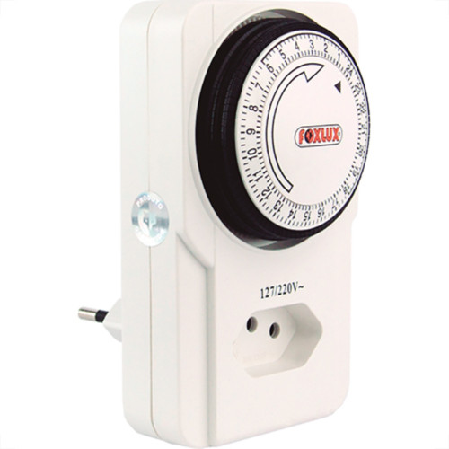 Timer Tempor.Foxlux Analogico Bivolt 01 Timer Tempor.Foxlux Analogico Bivolt 01