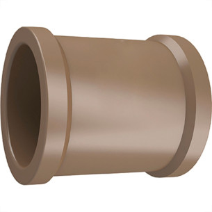 Luva Tigre PVC Liso Liso 2 Marrom