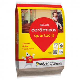 Rejunte Quartzolit Marrom Cafe 5K . / Kit C/ 6 Saco