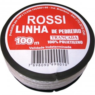 Linha Pedreiro Rossi Trançada C/100Mt . / Kit C/ 12 Unidades