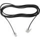 Cabo P/Fone Jack/Jack Rj11 5Mt Branco Cabo P/Fone Jack/Jack Rj11 5Mt Branco