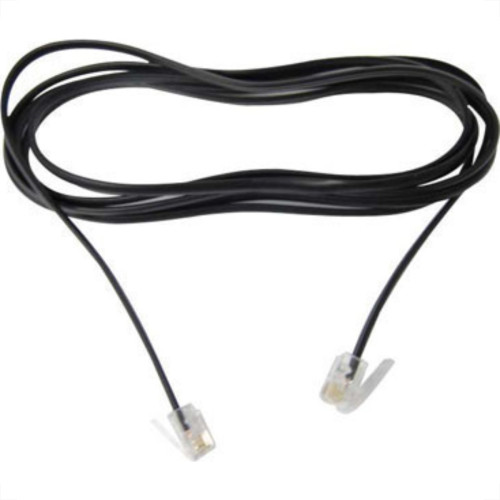 Cabo P/Fone Jack/Jack Rj11 5Mt Pr Cabo P/Fone Jack/Jack Rj11 5Mt Pr