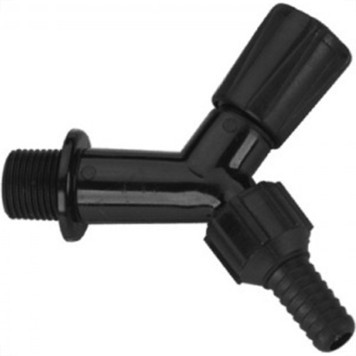 Torneira Plast Luconi Jardim 3/4 Preto - Kit C/12 Unidades Torneira Plast Luconi Jardim 3/4 Preto - Kit C/12 Unidades