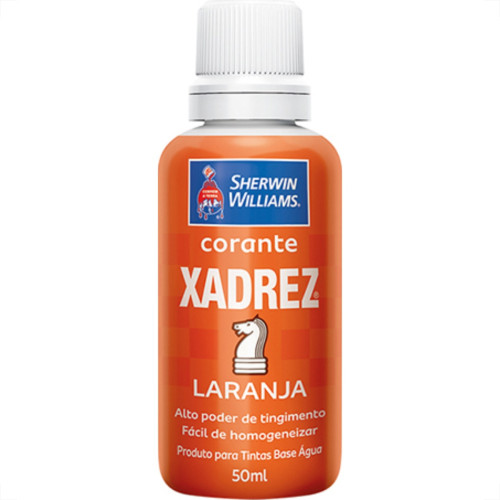 Corante Xadrez 50Ml Laranja - Kit C/12 Unidades Corante Xadrez 50Ml Laranja - Kit C/12 Unidades