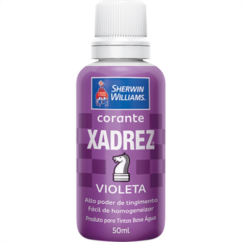 Corante Xadrez 50Ml Violeta - Kit C/12 Unidades Corante Xadrez 50Ml Violeta - Kit C/12 Unidades