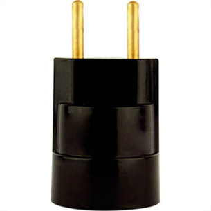 Pino Porta Lampada Foxlux Preto 43.06T - Kit C/20 Unidades