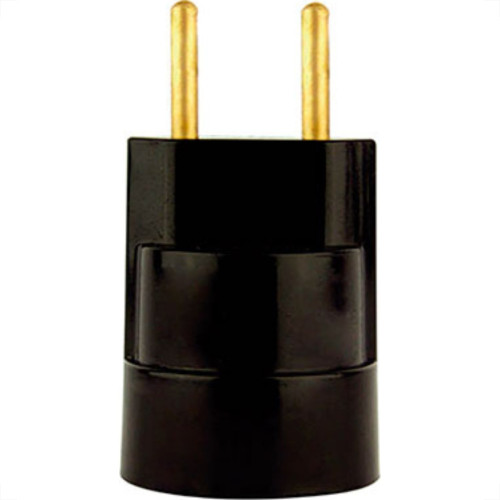 Pino Porta Lampada Foxlux Preto 43.06T - Kit C/20 Unidades