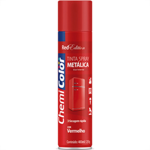 Spray Chemicolor Metalica Vermelho 400Ml Spray Chemicolor Metalica Vermelho 400Ml
