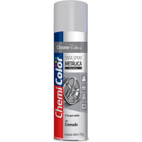 Spray Chemicolor Metalica Cromado 400Ml Spray Chemicolor Metalica Cromado 400Ml