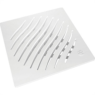 Grelha Plast Quad Branco 10X10 Tigre