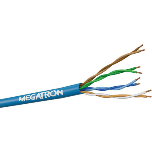 Fio Cabo Rede Megatron Cat5E 100M Azul Fio Cabo Rede Megatron Cat5E 100M Azul