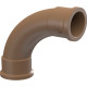 Curva Tigre PVC Liso Liso D 1.1/4 X 90 Marrom Curva Tigre PVC Liso Liso D 1.1/4 X 90 Marrom