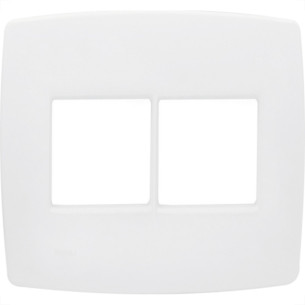 Espelho Placa Radial Modular Branco 4X4 4Mod 1703007