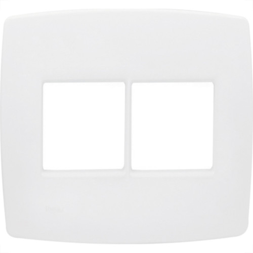 Espelho Placa Radial Modular Branco 4X4 4Mod 1703007