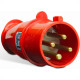 Plug Steck 3P+T 16A 380/440V 6H Vermelho 4076 Plug Steck 3P+T 16A 380/440V 6H Vermelho 4076