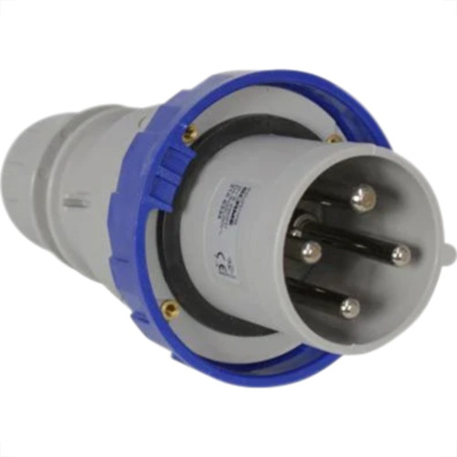 Plug Steck 3P+T 63A 200/250V 9H Azul 4579 Plug Steck 3P+T 63A 200/250V 9H Azul 4579