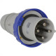 Plug Steck 3P+T 63A 200/250V 9H Azul 4579 Plug Steck 3P+T 63A 200/250V 9H Azul 4579