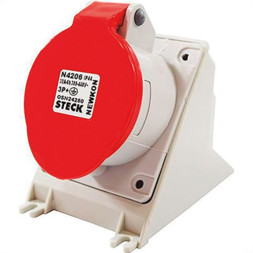 Tomada Steck Sobr.3P+T 32A 440V6H Vm4206 Tomada Steck Sobr.3P+T 32A 440V6H Vm4206