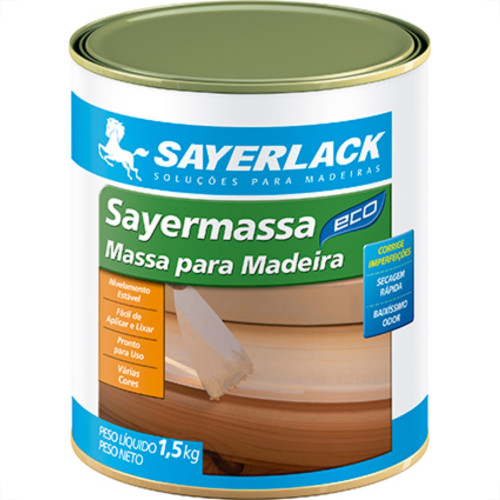 Sayermassa Branca 1/4 (900ml) Sayerlack Sayermassa Branca 1/4 (900ml) Sayerlack