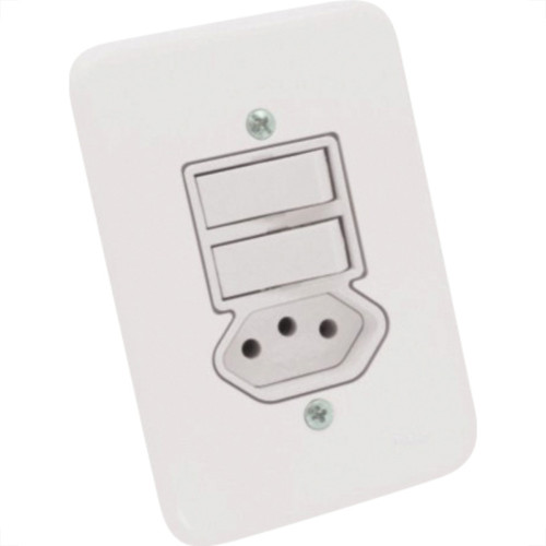 Conjunto Radial Pollar 1901111 2Pp 1Tomada 10A