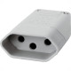 Pino Femea Perlex 2P+T 20A Cinza 2046 Pino Femea Perlex 2P+T 20A Cinza 2046