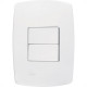 Conjunto Rad Modular Branco 1803003 2 interruptores Simp