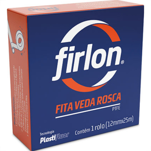 Veda Rosca Firlon 1/2X25 - Kit C/30 Unidades Veda Rosca Firlon 1/2X25 - Kit C/30 Unidades