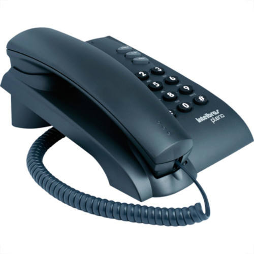 Telef Intelbras Pleno Preto S/Ch Telef Intelbras Pleno Preto S/Ch