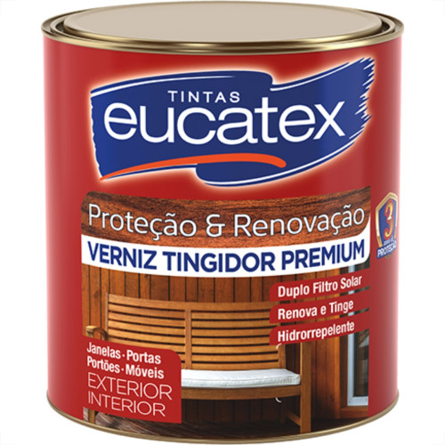 Verniz Eucatex Tingidor Mogno 1/4 Verniz Eucatex Tingidor Mogno 1/4