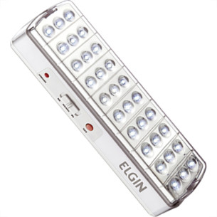 Luminaria Emergencia Bivolt 30 Leds Elgin