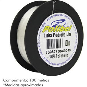 Linha Pedreiro Polibel Trançada C/100Mt . / Kit C/ 12 Unidades