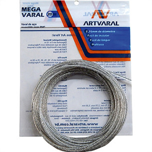 Varal De Aco Mega 20Mt 2,7Mm